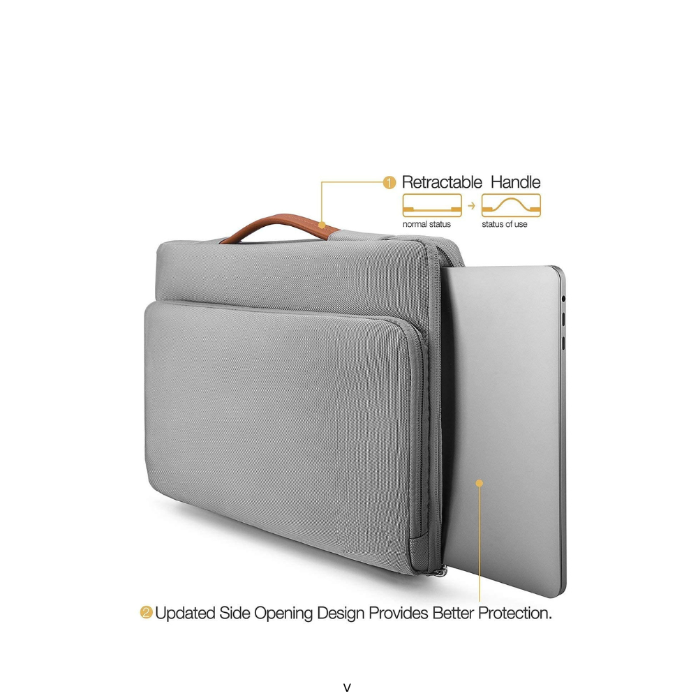 MOCA 13 Inch Laptop Carrying Sleeve Bag Case for 13-inch MacBook Air M1A2337 2018-2021, MacBook Pro M1A2337 2016-2021, 12.3 Surface Pro X7654, 12.9 iPad Pro, Sleeves Bags