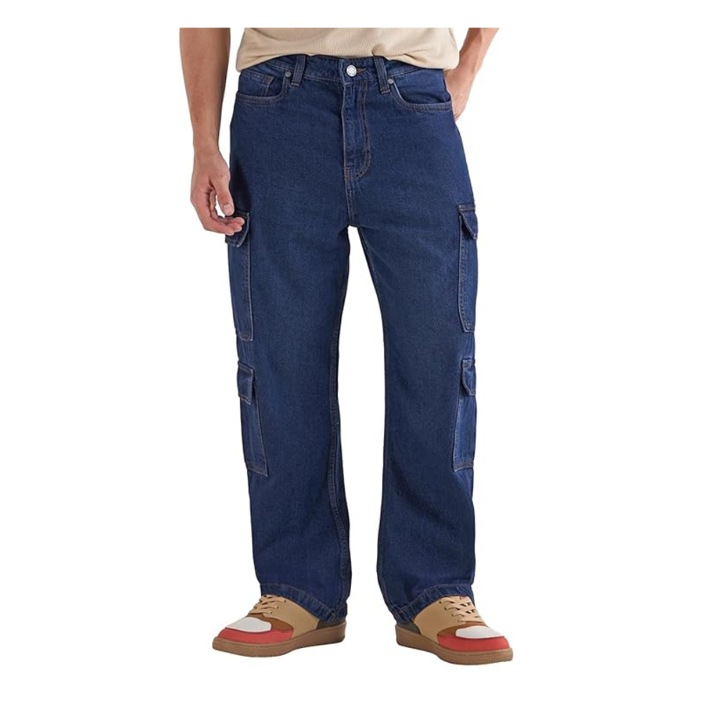 Bewakoof Men's Baggy Fit Jeans
