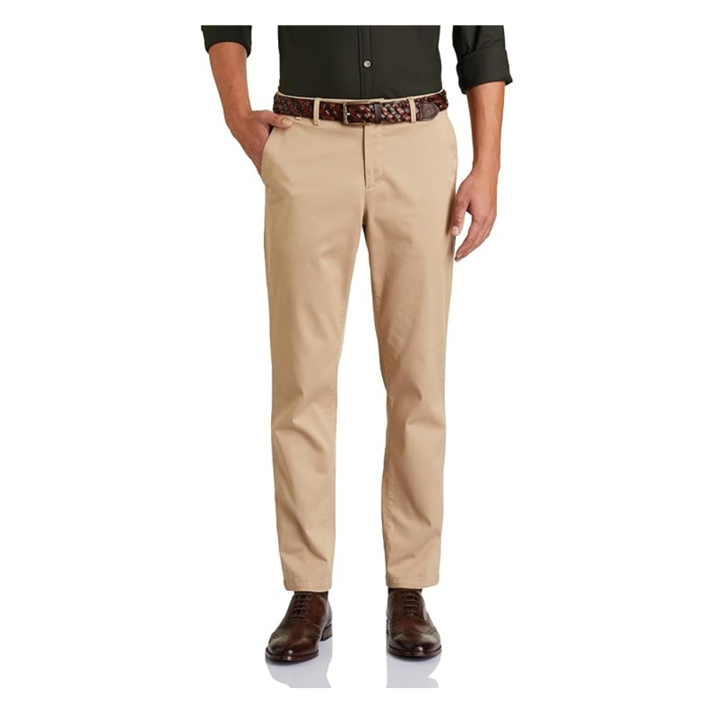 Symbol Premium Men's Regular Fit Flexi Waist Casual Pants  Stretchable Chinos  Stylish Office Fashion Trousers