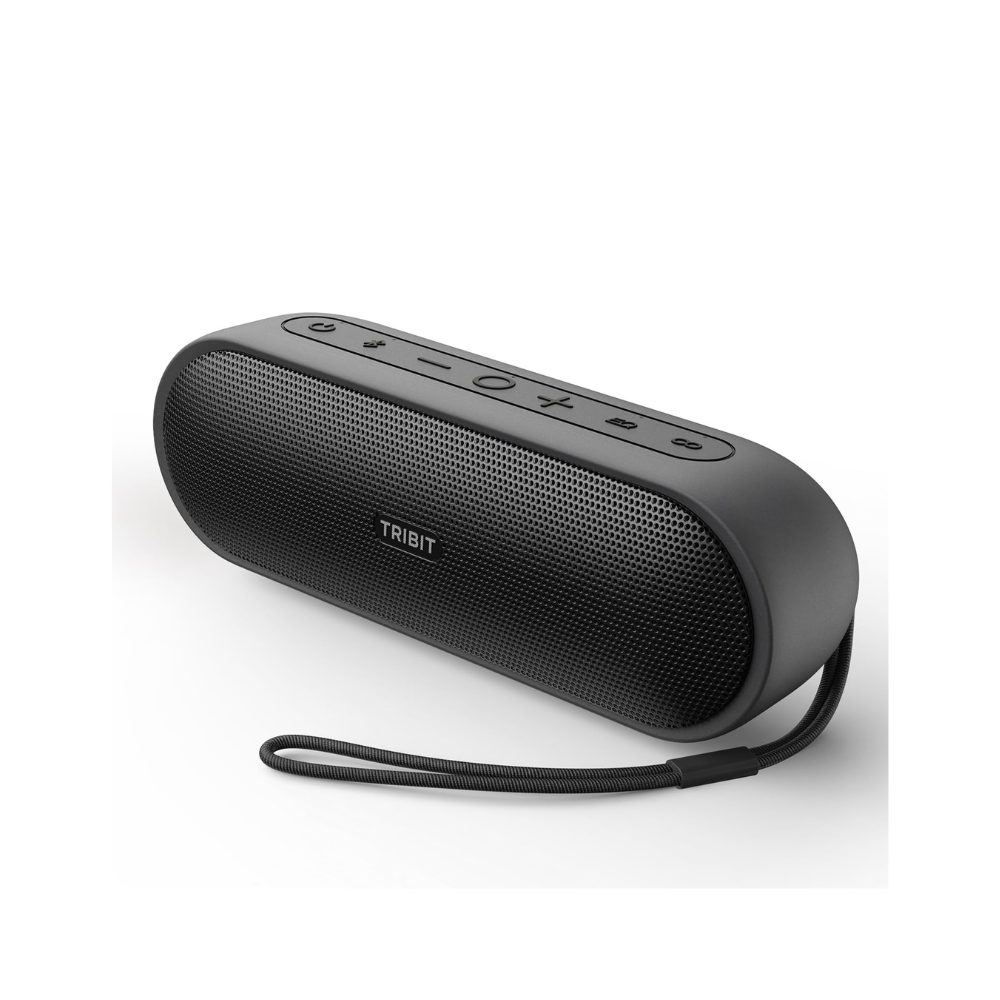 Tribit XSound Plus 2 30W 5.3 Bluetooth Wireless Speakers,Powerful Louder Stereo Sound with Bass-Enhanced XBass Function,24H Playtime,IPX7 Waterproof,Built in Mic,150ft BT Range for Home/Outdoor,Black