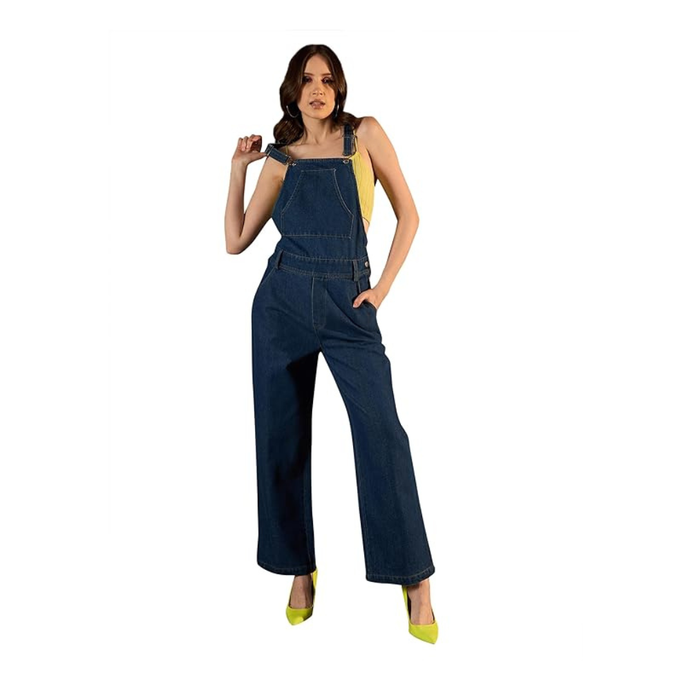 StyleStone Women's Denim Dungaree (T shirt not included)