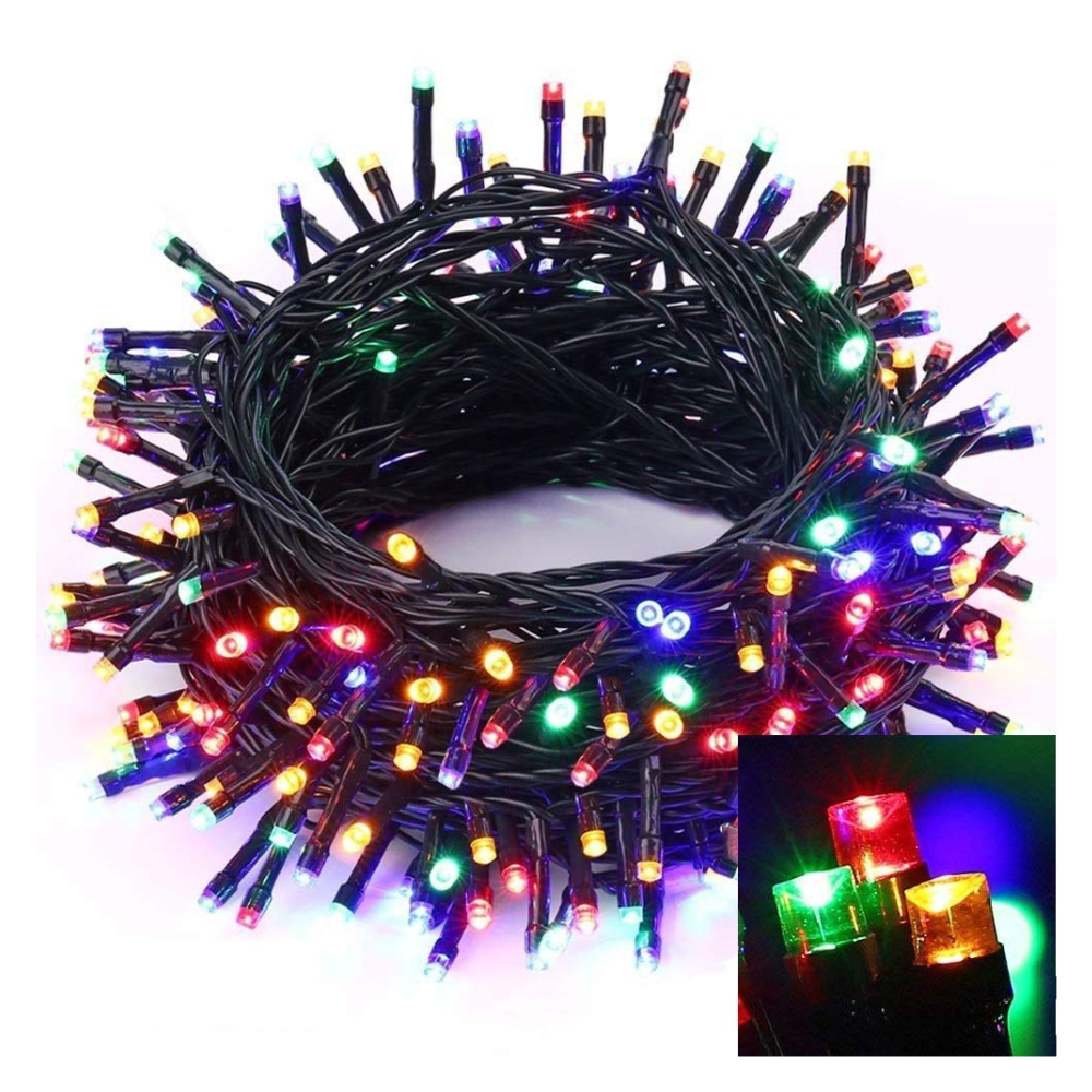 Desidiya LED Rice Plastic Light for Decoration String and Series Light for Diwali Christmas Indoor Outdoor Decoration Bedroom Wedding, Birthday Party Patio,12 Meter 39 Foot (Multi).